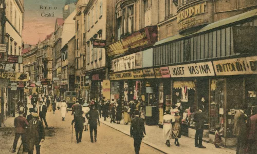 B022 Nájemní domy s knihkupectvím Barvič a Novotný